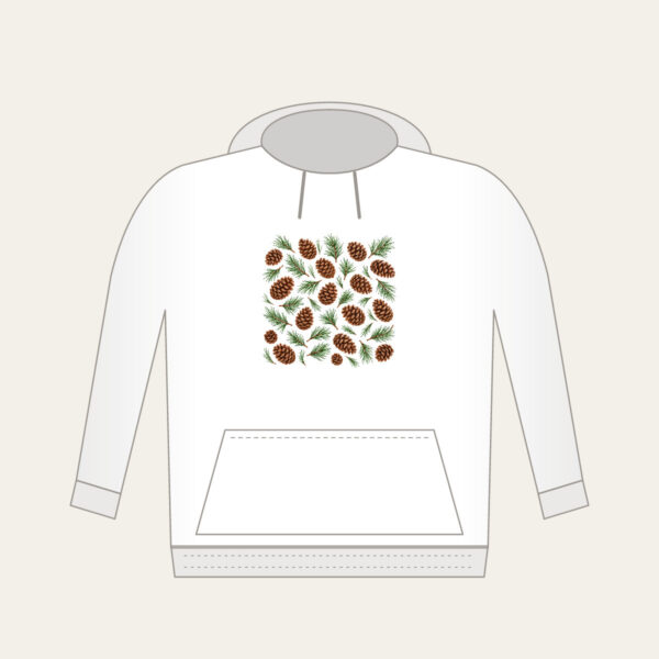 Product image Scattered Pine Cones and Needles Hoodie