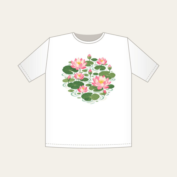 Product image Lotus Blooms over Pond Ripples T-Shirt