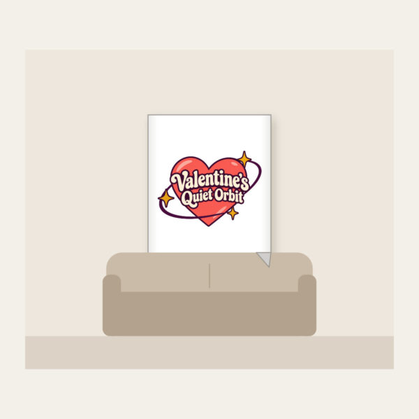 Product image Valentine's Quiet Orbit Fleece Blanket