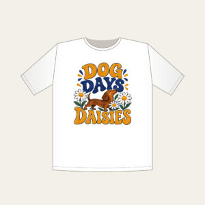 DOG DAYS DAISIES T-Shirt in white