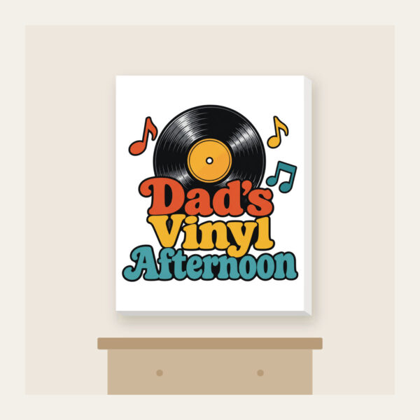 Product image Dad's Vinyl Afternoon Canvas Print