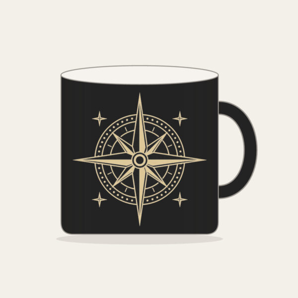 Product image Compass Rose with Four Stars Mug