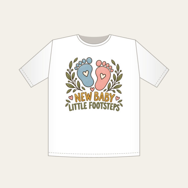 Product image New Baby Little Footsteps T-Shirt