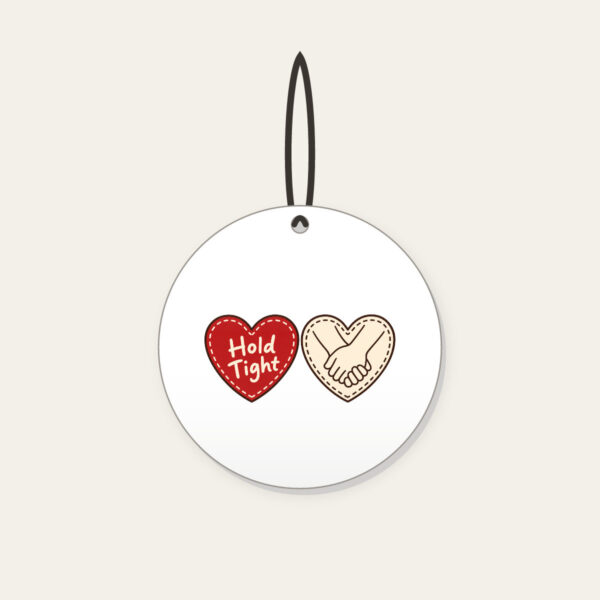 Product image Hold Tight Heart and Hands Ceramic Ornament