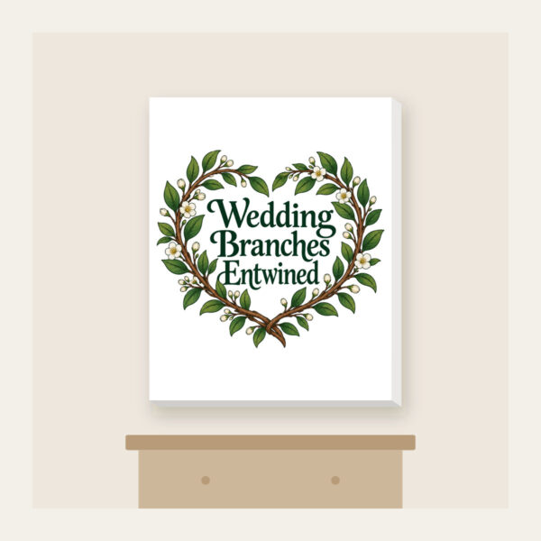 Product image Wedding Branches Entwined Canvas Print