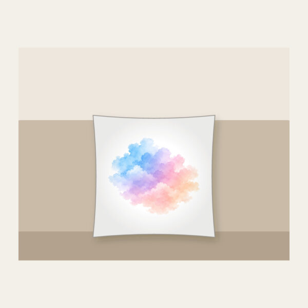 Product image Watercolor Dawn Sky Gradient Pillow