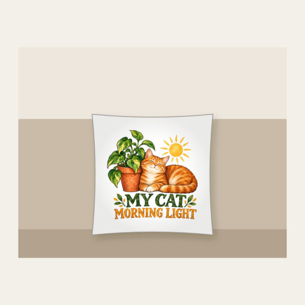 Product image My Cat Morning Light Pillow