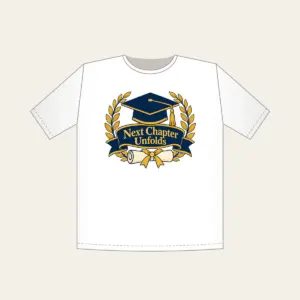 Next Chapter Unfolds T-Shirt in white
