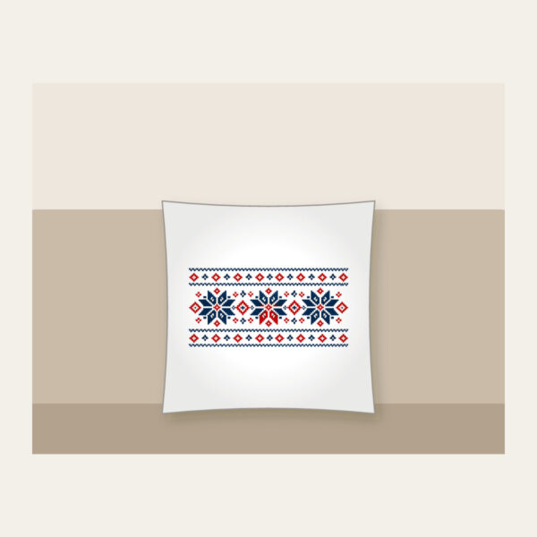 Product image Fair Isle Snowflake Band Pillow