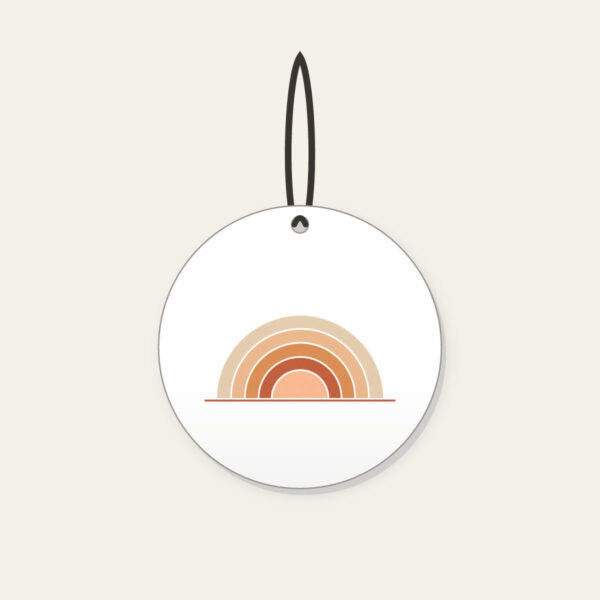 Product image Stepped Arc Sunrise Over the Horizon Ceramic Ornament