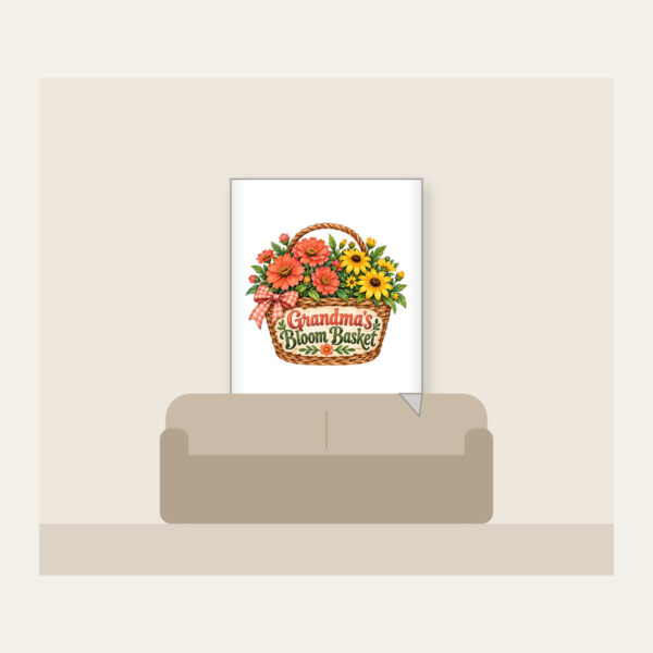 Product image Grandma's Bloom Basket Fleece Blanket