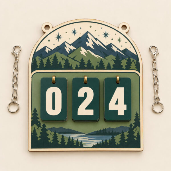 Product image Reading Mountain Bookshelf Tracker Sign