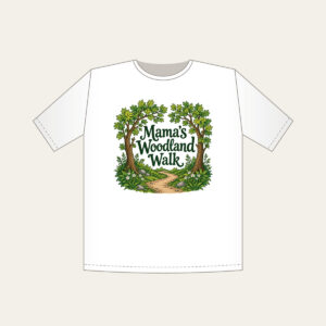 Mama's Woodland Walk T-Shirt in white