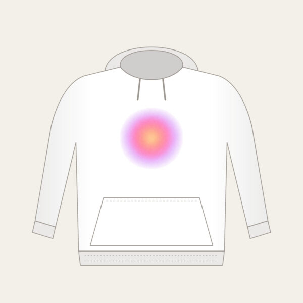 Product image Apricot to Rose to Lilac Gradient Hoodie