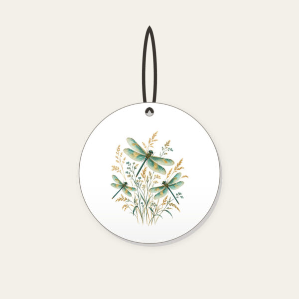 Product image Dragonflies over Meadow Grasses Ceramic Ornament