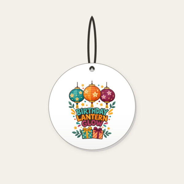 Product image Birthday Lantern Glow Ceramic Ornament