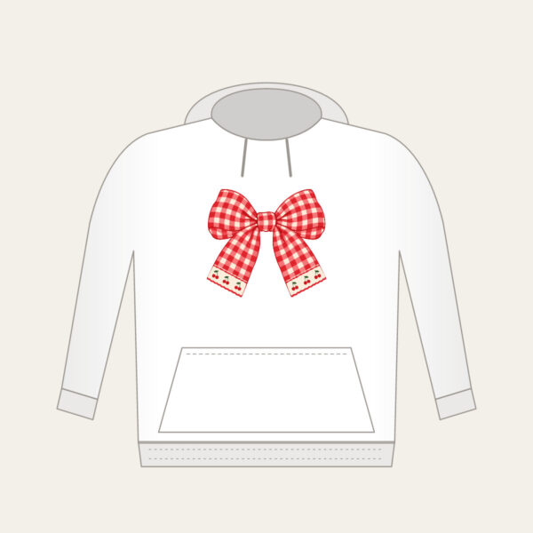 Product image Red Gingham with Cherry Accents Hoodie