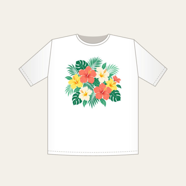 Product image Hibiscus and Palm Sorbet Colors T-Shirt