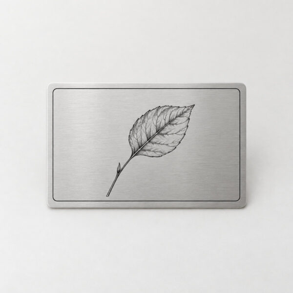 Product image Botanical Plate Metal Wallet Card