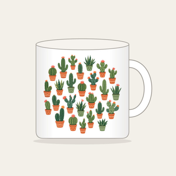 Product image Potted Cacti in Terracotta Mug