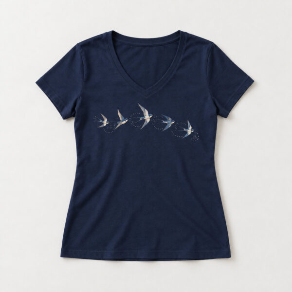 Product image Swallow Arc Ladies' V-Neck Tee