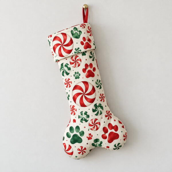 Product image Paw and Peppermint Dog Bone Stocking