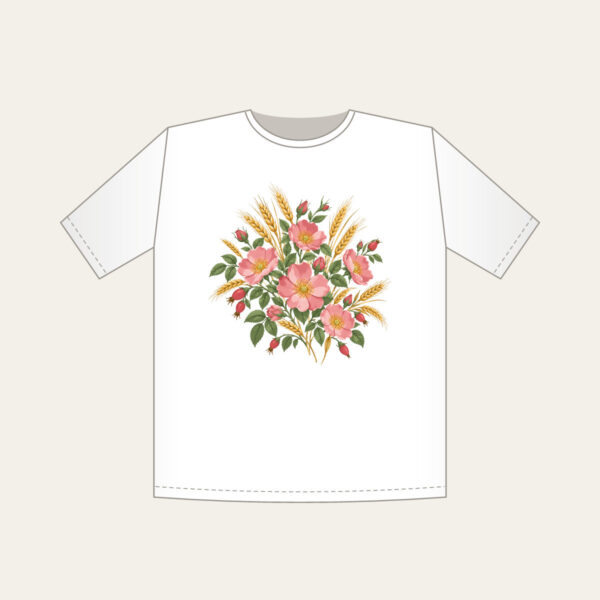 Product image Prairie Roses and Wheat Stalks T-Shirt
