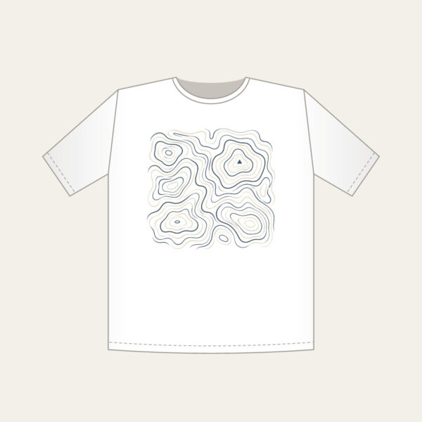 Product image Topographic Contour Lines with a Single Peak T-Shirt