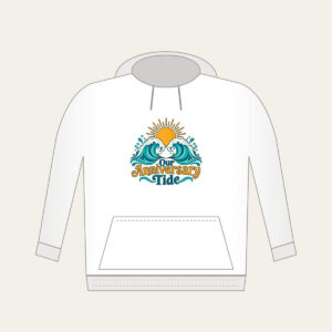 Our Anniversary Tide Hoodie in white