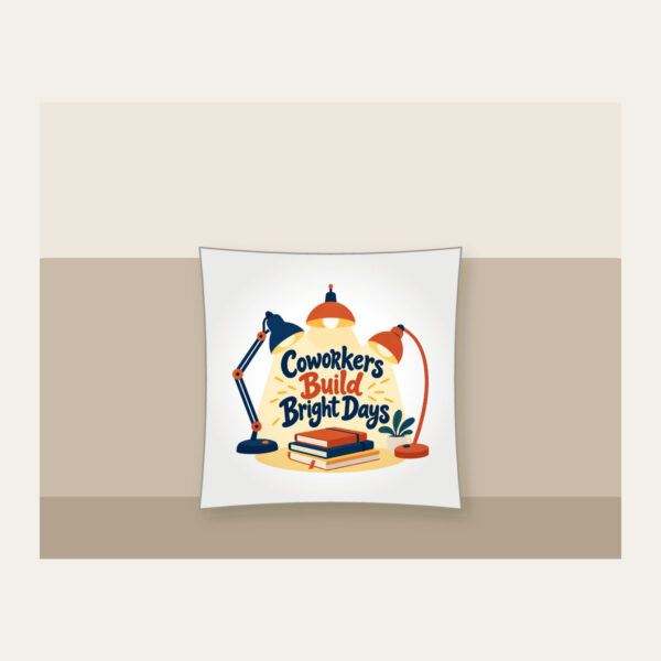 Product image Coworkers Build Bright Days Pillow