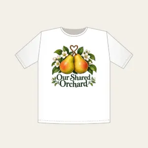 Our Shared Orchard T-Shirt in white