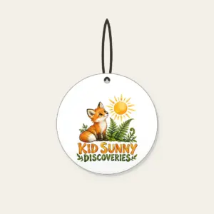 KID SUNNY DISCOVERIES Ceramic Ornament in white