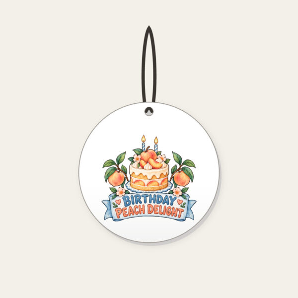 Product image Birthday Peach Delight Ceramic Ornament