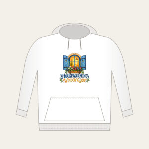 HOUSEWARMING WINDOW GLOW Hoodie in white