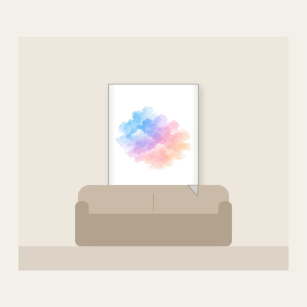 Product image Watercolor Dawn Sky Gradient Fleece Blanket