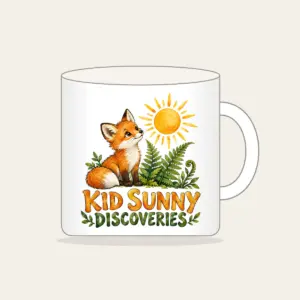 KID SUNNY DISCOVERIES Mug in white