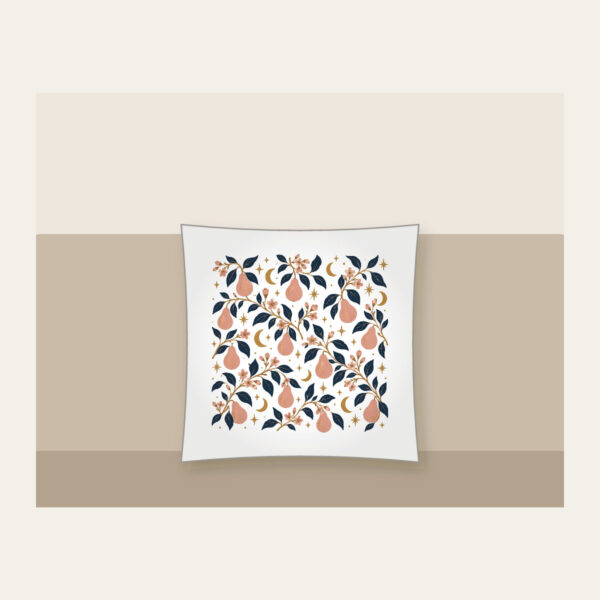 Product image Pear Branches and Crescent Moons Pillow