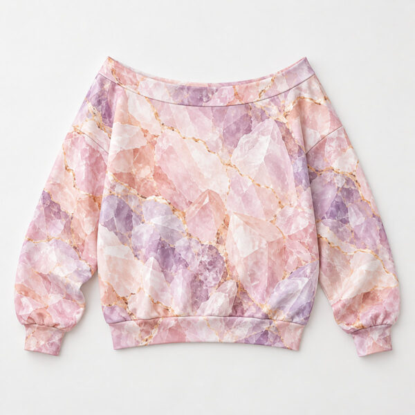 Product image Rose Quartz Off-Shoulder Sweatshirt
