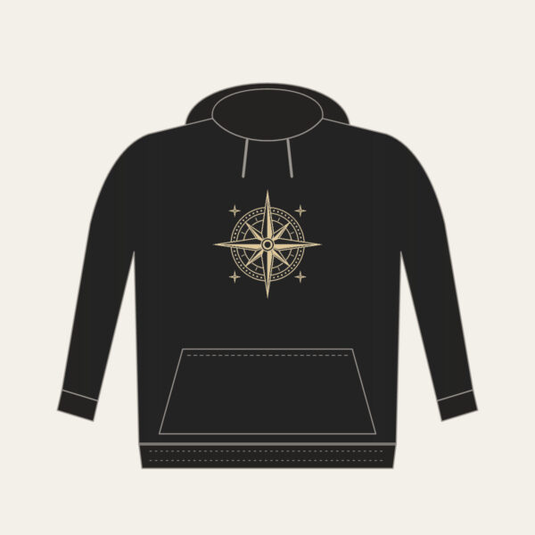 Product image Compass Rose with Four Stars Hoodie