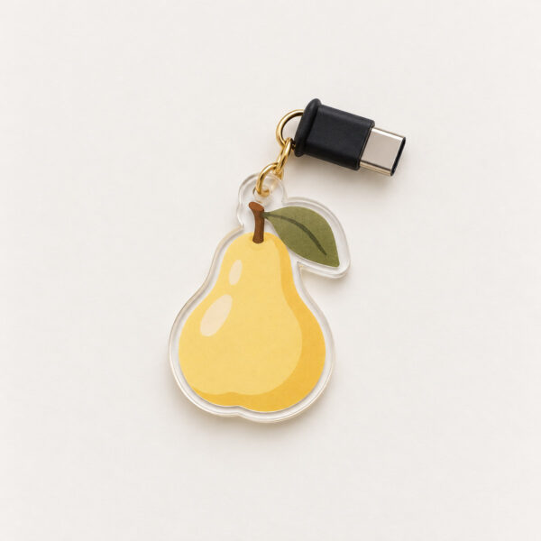 Product image Tiny Pear Dust Plug Charm