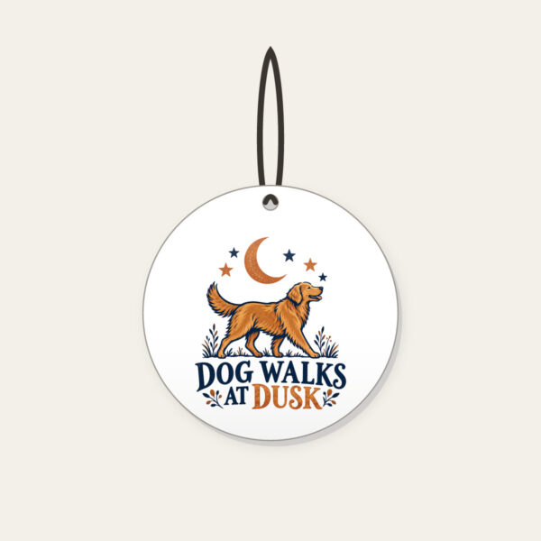 Product image Dog Walks at Dusk Ceramic Ornament