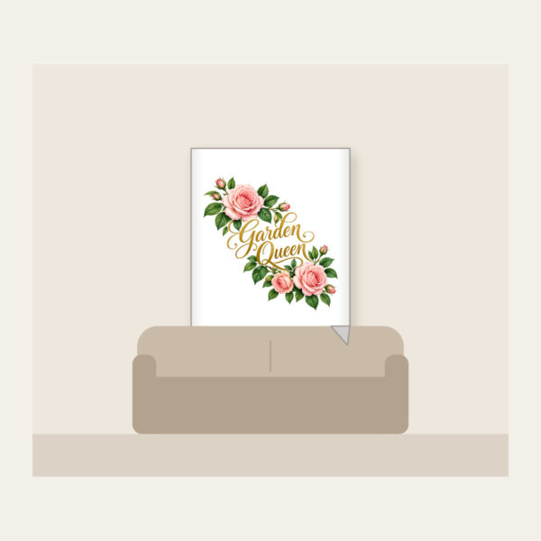 Product image Garden Queen Rose Garland Fleece Blanket