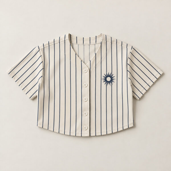 Product image Court Stripe Crop Baseball Jersey