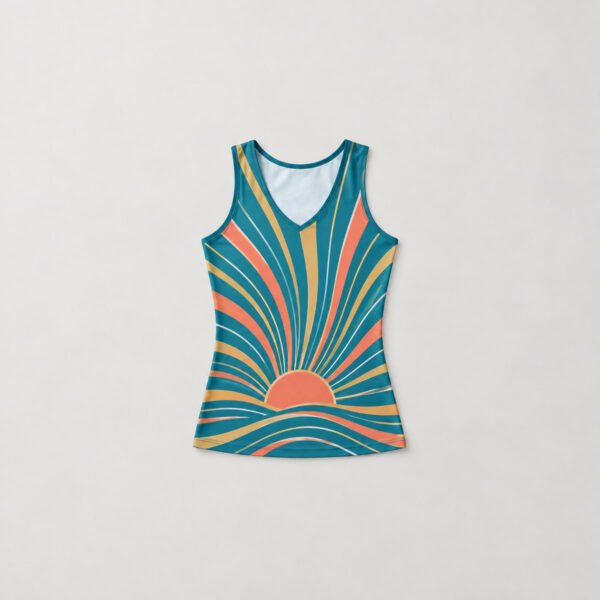 Product image Skinny Sport Tank with Sunrise Lines
