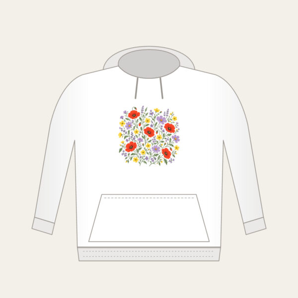 Product image Wildflower Scatter on Sage Hoodie