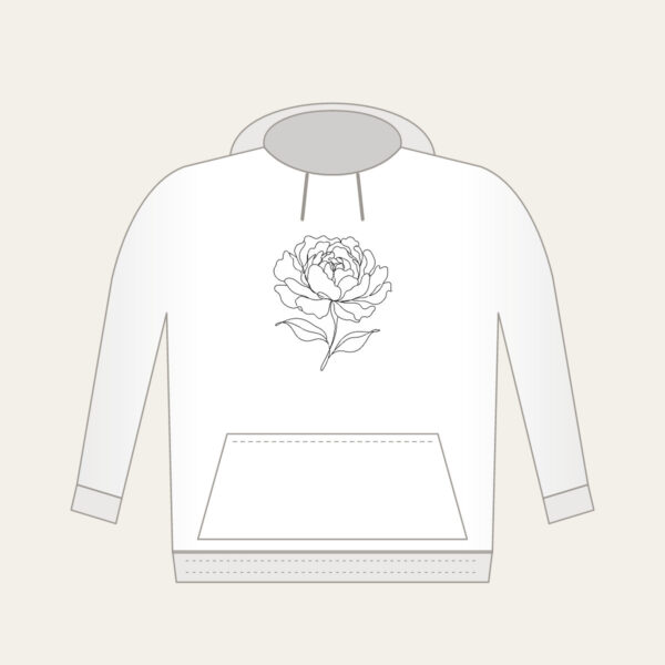 Product image Peony in One Line Hoodie
