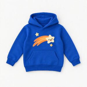 Little Comet Kids Hoodie with an original little explorers illustration