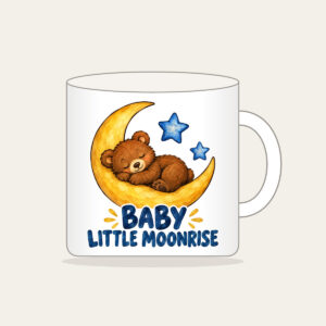 BABY LITTLE MOONRISE Mug in white