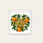 Dad's Orchard Day Mug in white