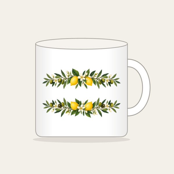 Product image Olive and Lemon Branch Border Mug